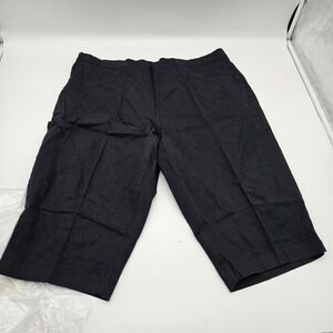 Just My Size JMS2016T Black Capris Pants Women's Plus Size 3X Cotton Blend